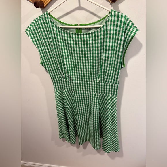 KATE SPADE -Jazzy Gingham Ponte Fiorella Dress - Picture 5 of 9
